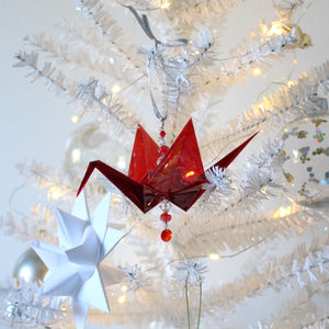 Origami Crane Ornament