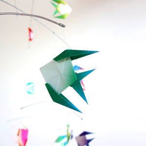 Tropical Paper Fish Mobile – The Timeless Crane