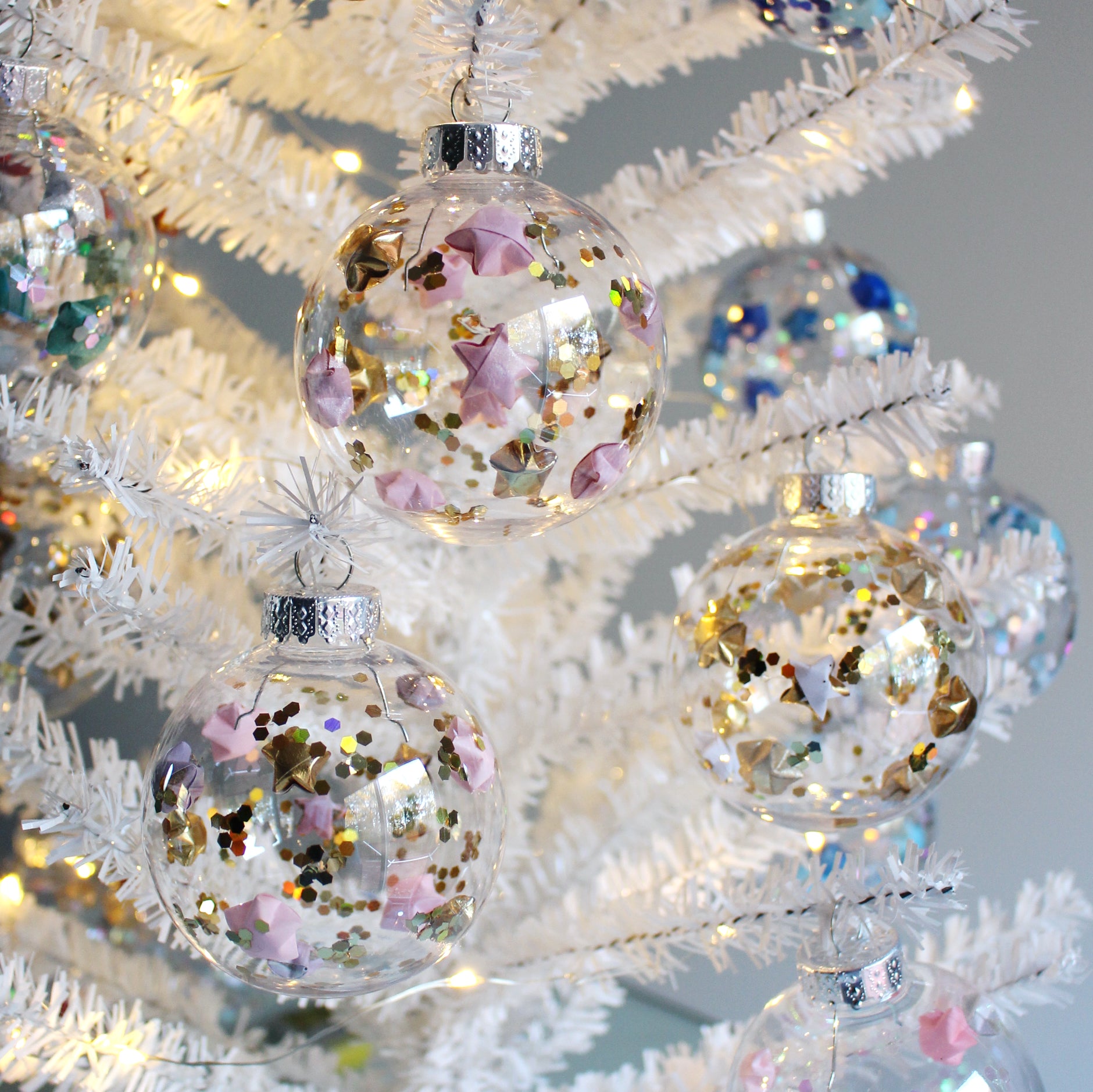 Pink Lucky Star Christmas Ornament – The Timeless Crane
