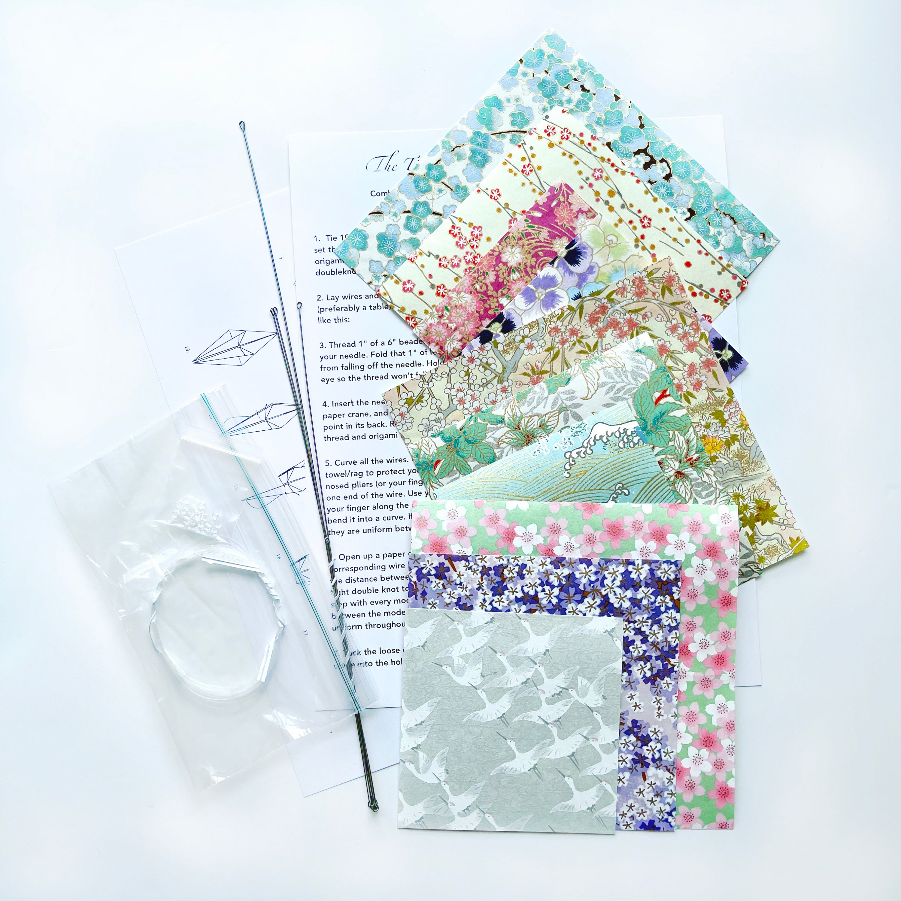 Origami Mobile Making Kit The Timeless Crane